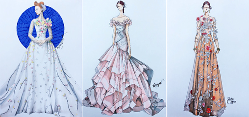 從構(gòu)思到呈現(xiàn) 三步打造絕美時裝畫服飾